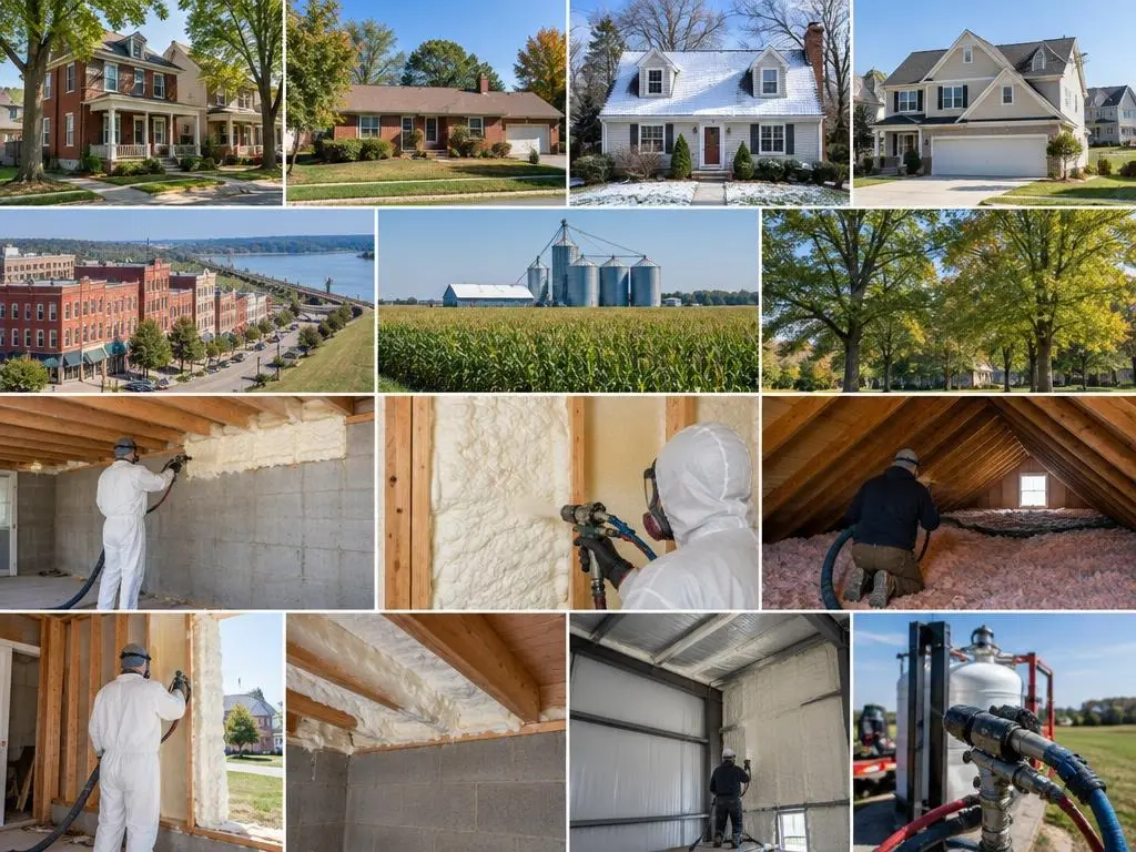 Spray Foam Insulation in Evansville, IN